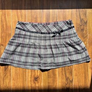 Vintage Garage Plaid Pleated Skort | Size 7